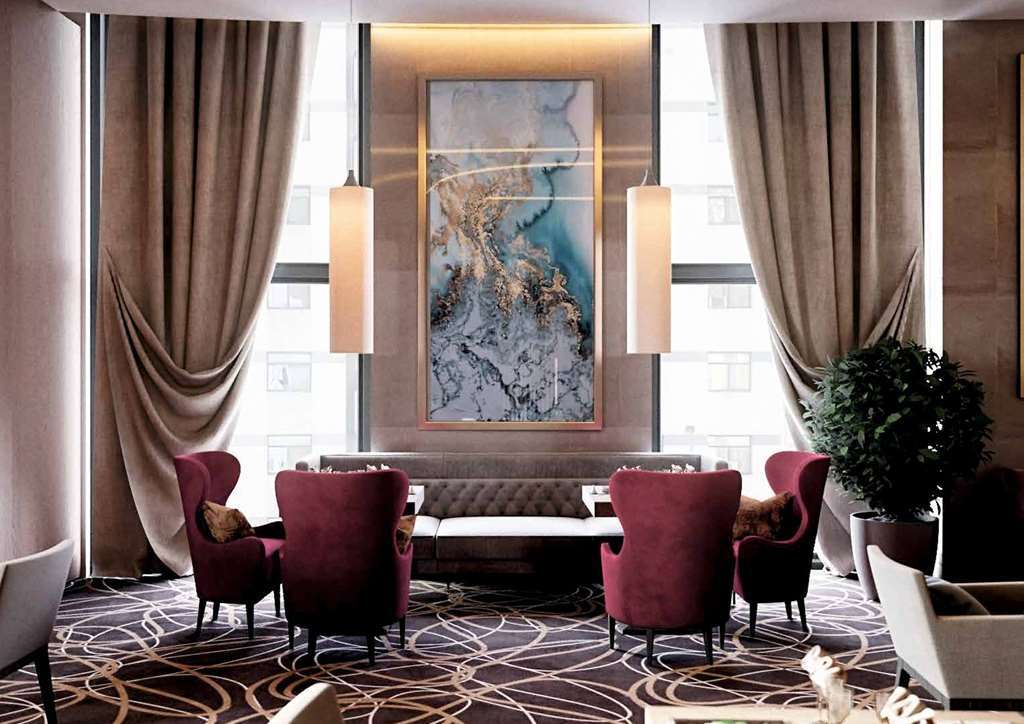 Doubletree By Hilton Almaty Hotel Restaurant foto